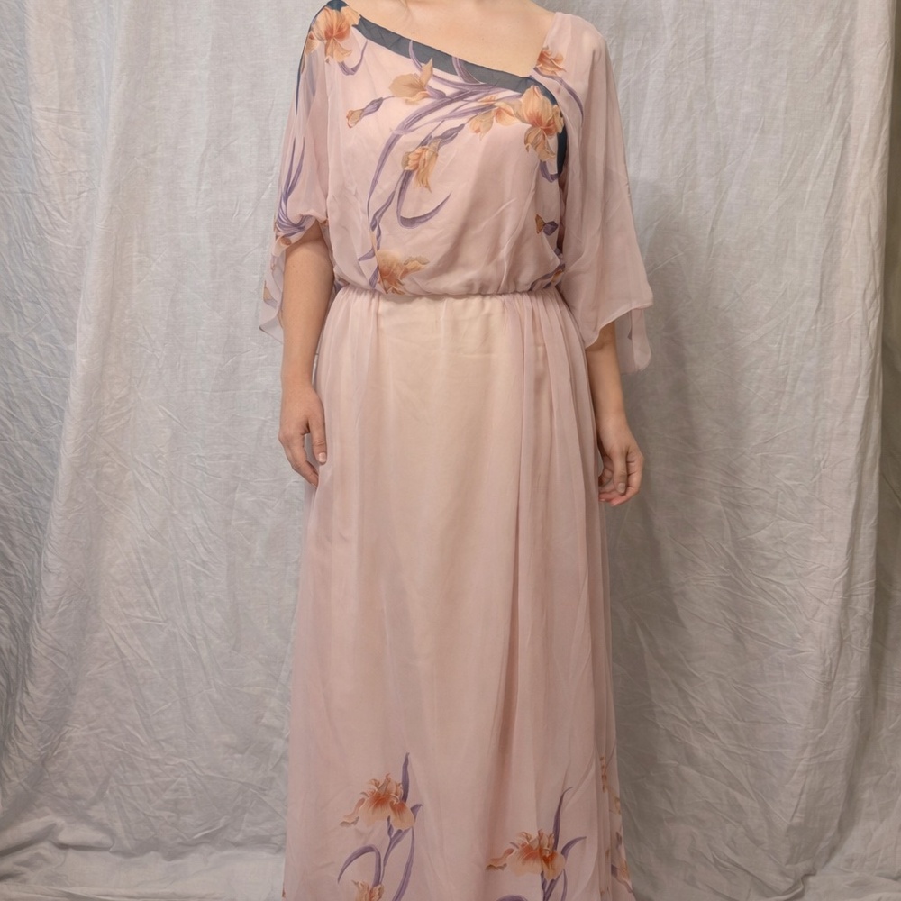 Vintage David Morris Chiffon Gown | Late 1970s–Early 1980s